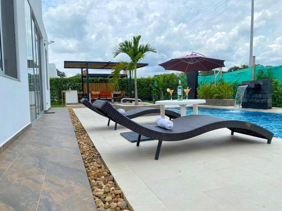 Vila Casa Palma Roja Boutique , Piscina Privada Carmen de Apicalá Exteriér fotografie